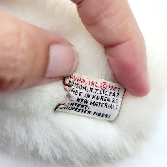 Vintage Gund Scoop the Pelican Plush Stuffed Animal White Bird Toy 1987 80s 10" - Picture 11 of 11